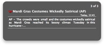 notification window